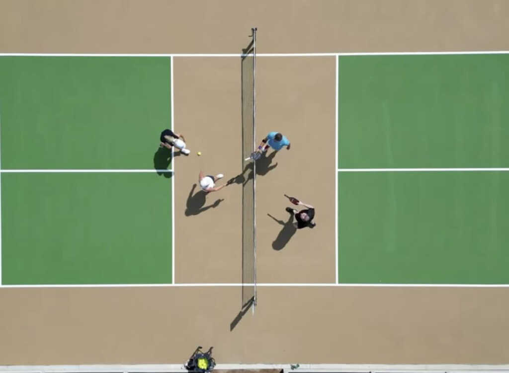 Camp Creek Inn Pickleball court.
